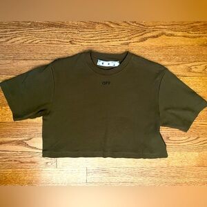 OFF-WHITE Cropped OFF-T-shirt